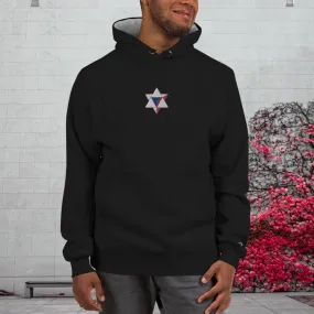 Men's ALI3N x Champion Your Power Is Within Hoodie White/Royal/Flamingo Logo