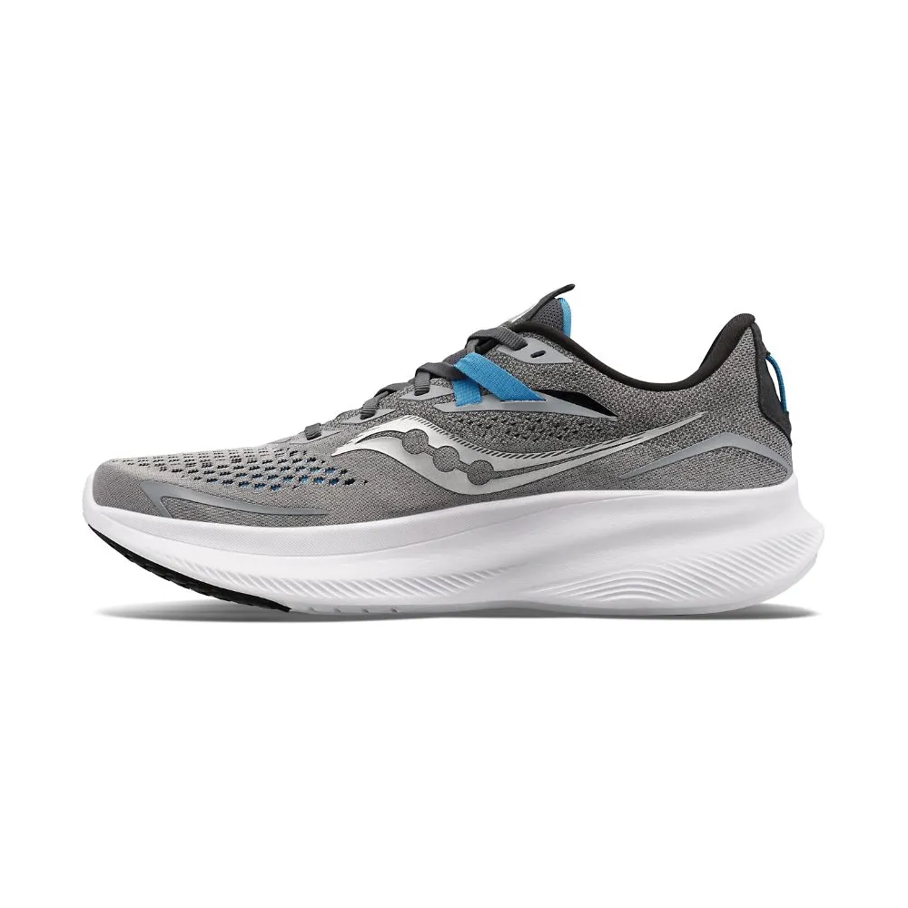 Men's Saucony Ride 15 Color: Alloy | Topaz