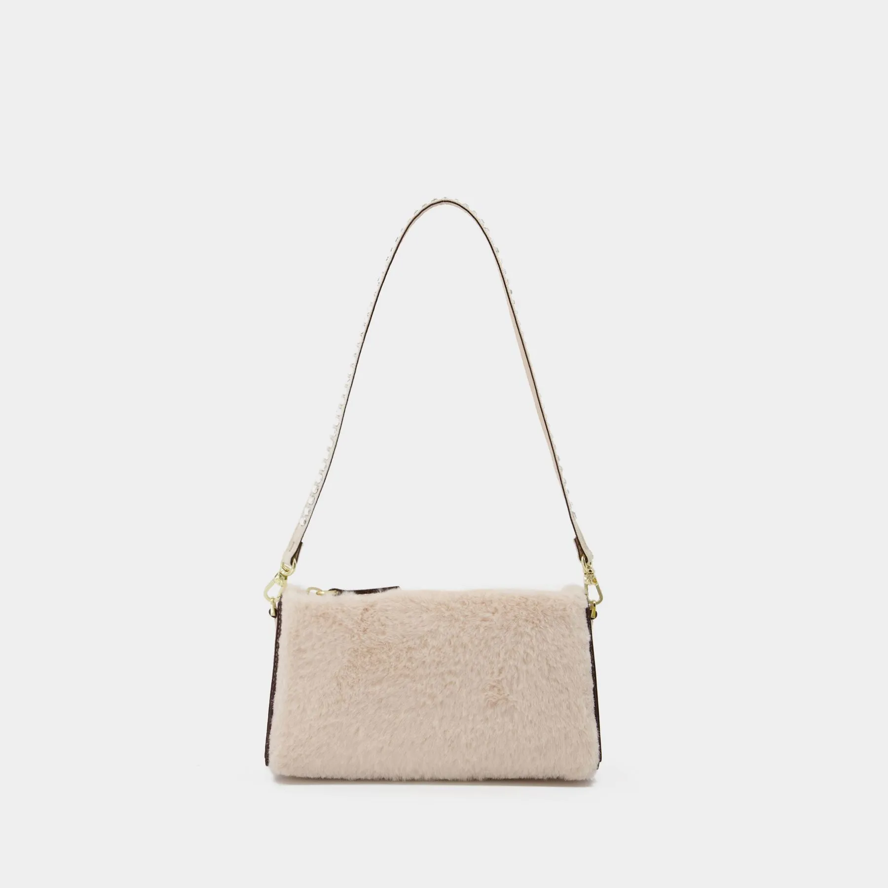 Mini Prism Bag in Ivory Leather