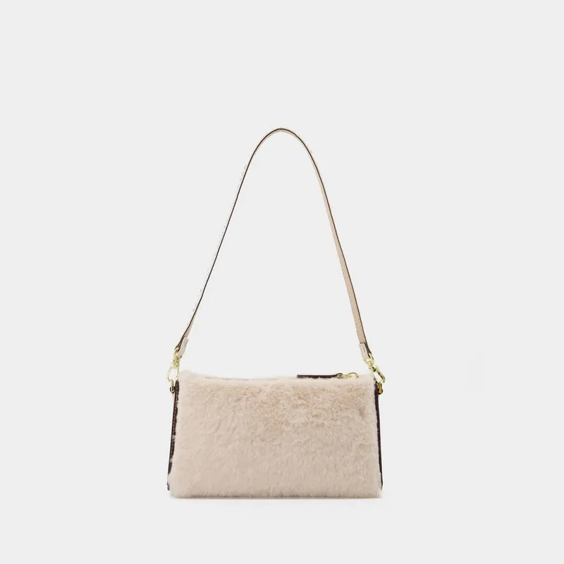 Mini Prism Bag in Ivory Leather