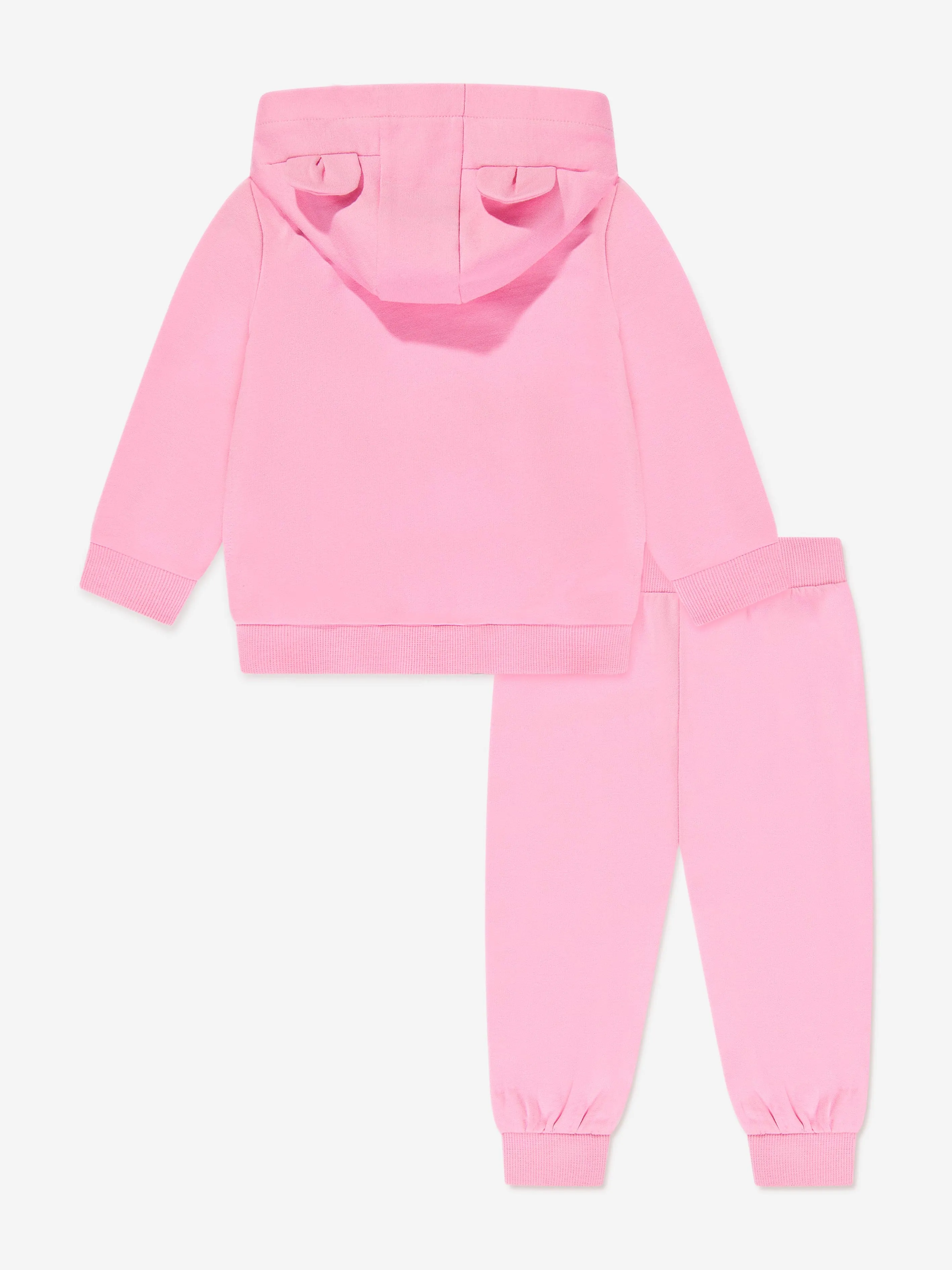 Moschino Baby Girls Teddy Bear Tracksuit in Pink