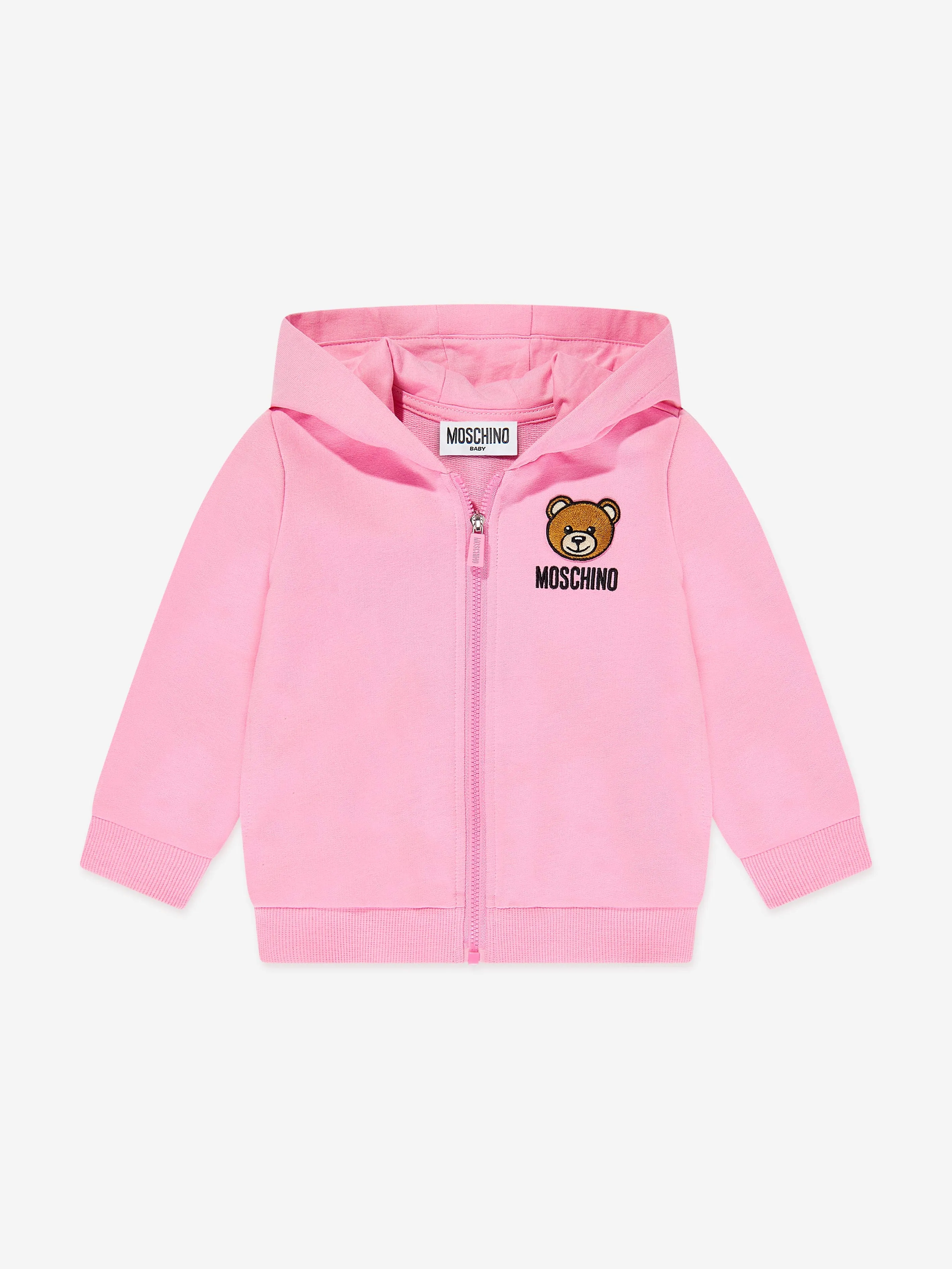 Moschino Baby Girls Teddy Bear Tracksuit in Pink