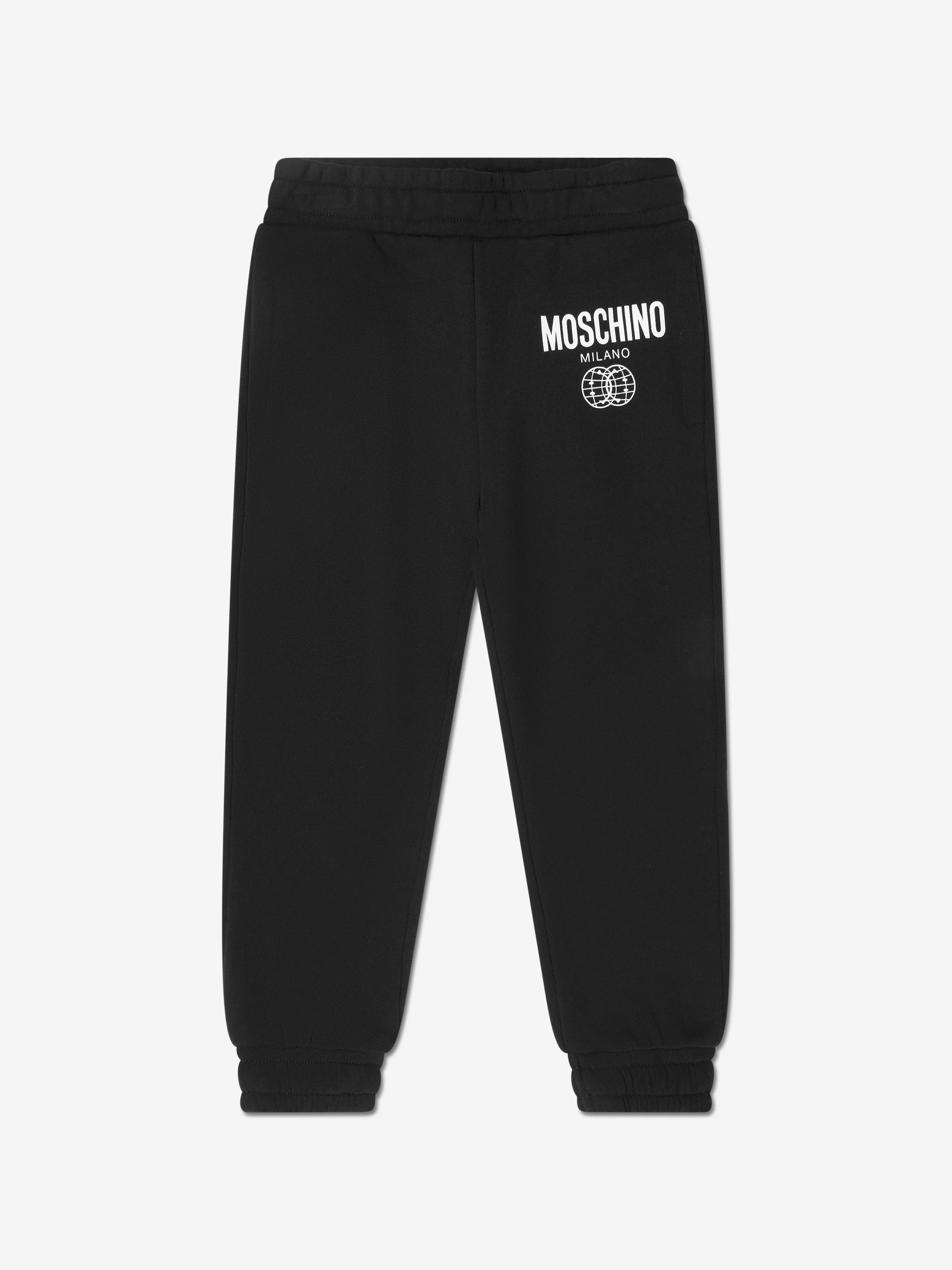 Moschino Girls Milano Logo Tracksuit in Black