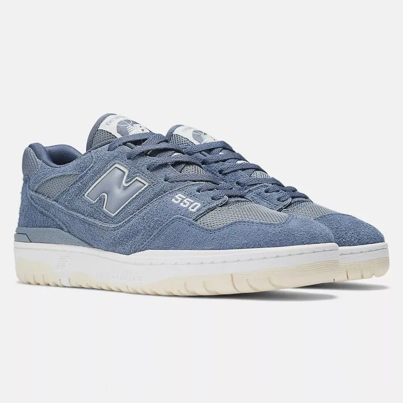 New Balance 550 'Hairy Suede' (Arctic Grey/Vintage Indigo/Macadamia Nut)