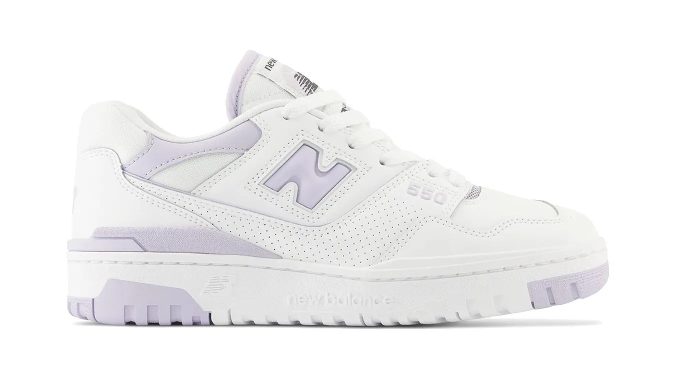 New Balance 550 White Lilac