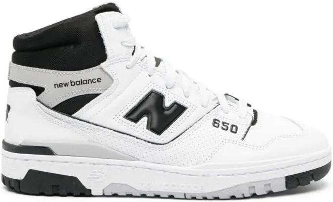 New Balance 650 high-top sneakers White