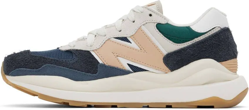 New Balance Navy & Beige 5740 Sneakers