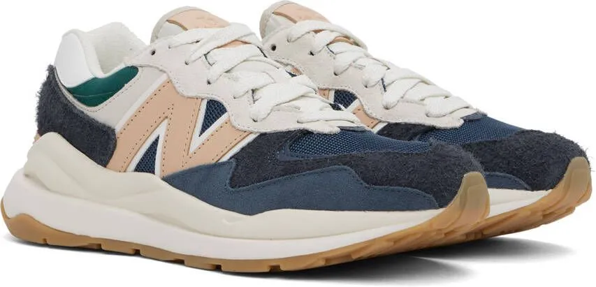 New Balance Navy & Beige 5740 Sneakers