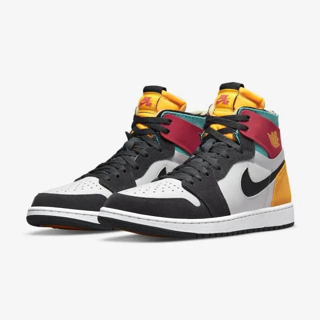 Nike Air Jordan 1 High Zoom Comfort (Multi-Color/ White/ Bla