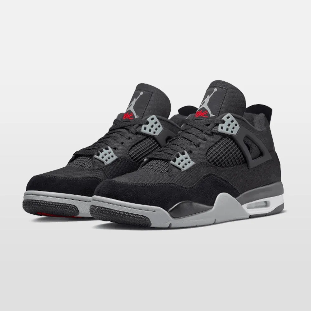 Nike Jordan 4 Retro "Black Canvas"