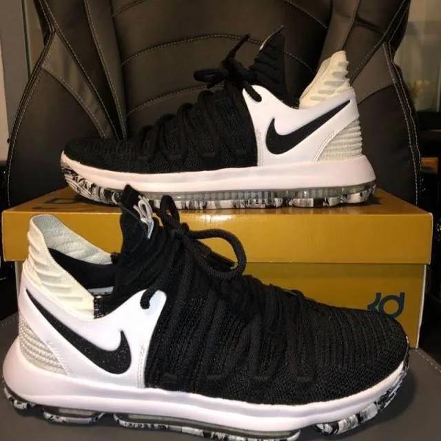 Nike kd 10 black white