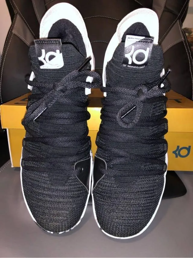 Nike kd 10 black white