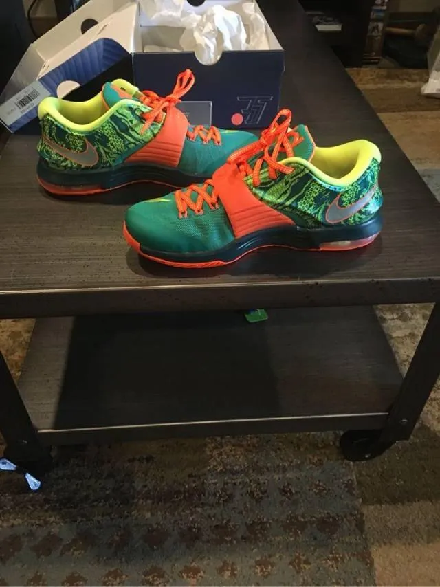 Nike kd 7 - weatherman vnds size 9