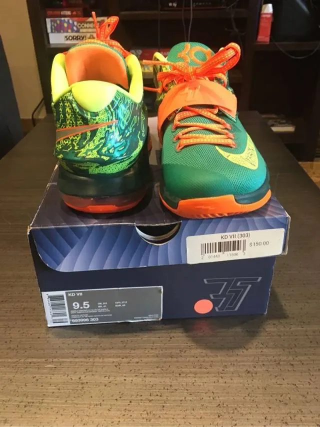 Nike kd 7 - weatherman vnds size 9