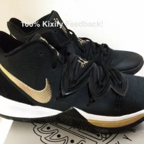 Nike kyrie 5 black metallic gold