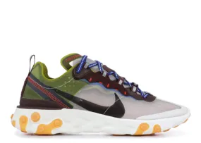 NIKE REACT ELEMENT 87 MOSS/BLACK-EL DORADO-DEEP ROYAL BLUE