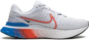 Nike React Infinity Run FK 3 Grey Bright Crimson sneakers White