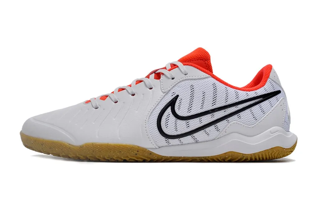 Nike Tiempo Legend 10 Academy Indoor Ready - White/Black/Bright Crimson