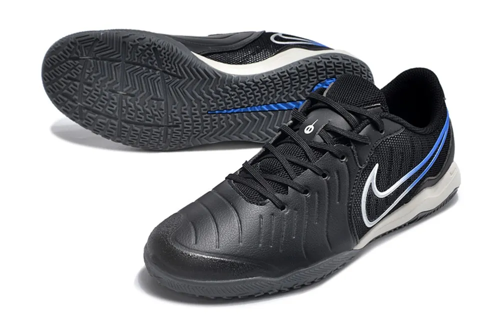 Nike Tiempo Legend 10 Academy Indoor Shadow - Black/Chrome/Hyper Royal