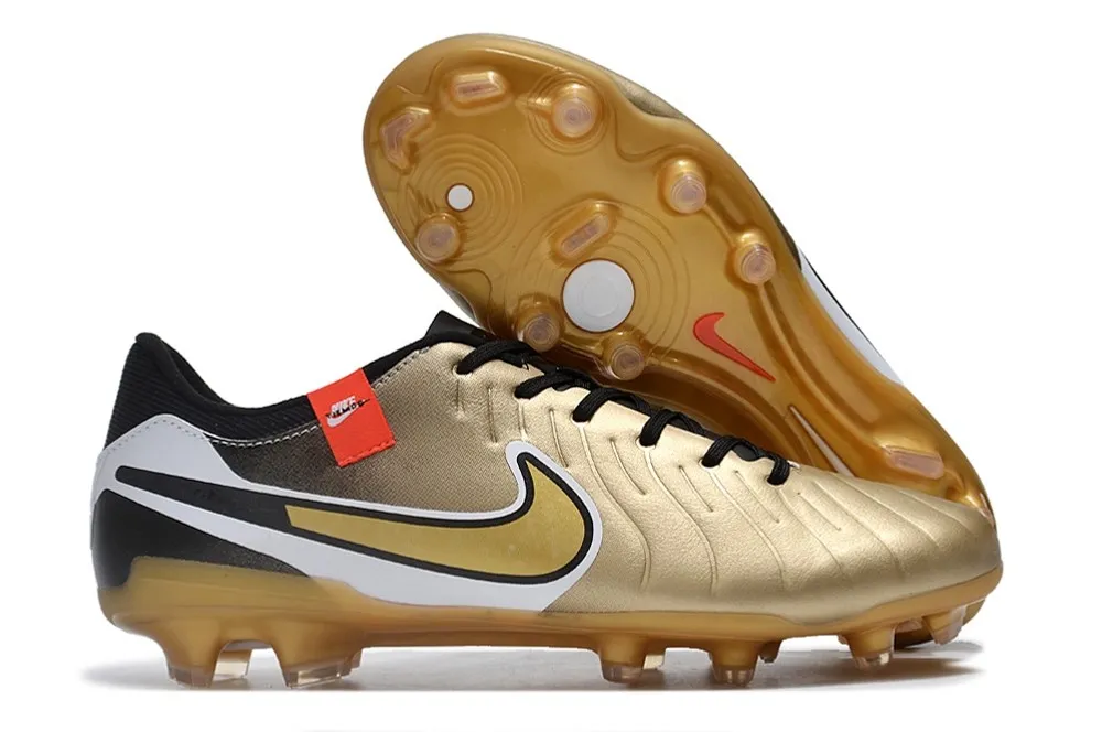 Nike Tiempo Legend 10 Academy MG Golden Touch - Metallic Gold Silk/Black/Total Crimson/Metallic Gold Coin