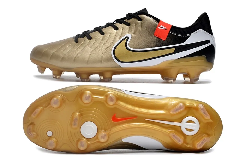 Nike Tiempo Legend 10 Academy MG Golden Touch - Metallic Gold Silk/Black/Total Crimson/Metallic Gold Coin