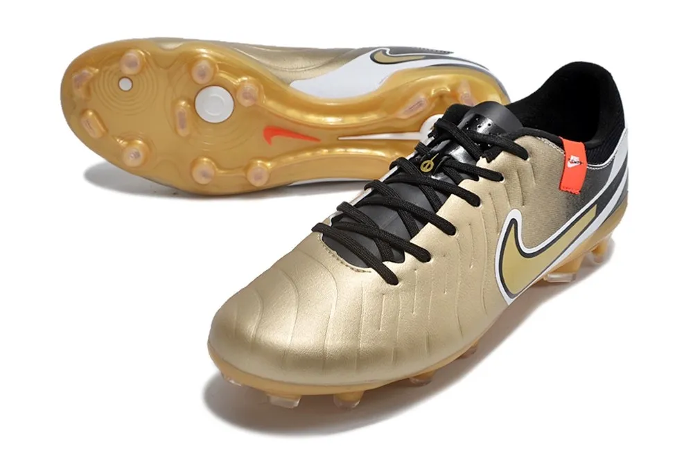 Nike Tiempo Legend 10 Academy MG Golden Touch - Metallic Gold Silk/Black/Total Crimson/Metallic Gold Coin