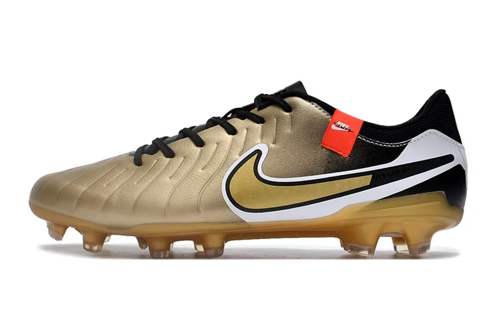 Nike Tiempo Legend 10 Academy MG Golden Touch - Metallic Gold Silk/Black/Total Crimson/Metallic Gold Coin