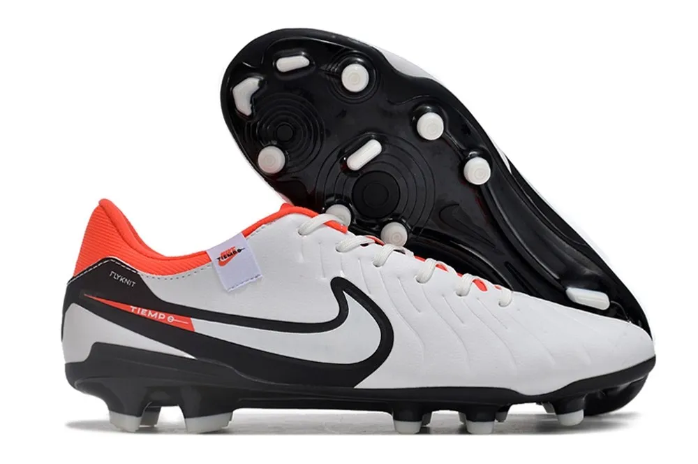 Nike Tiempo Legend 10 Academy MG Ready - White/Black/Bright Crimson