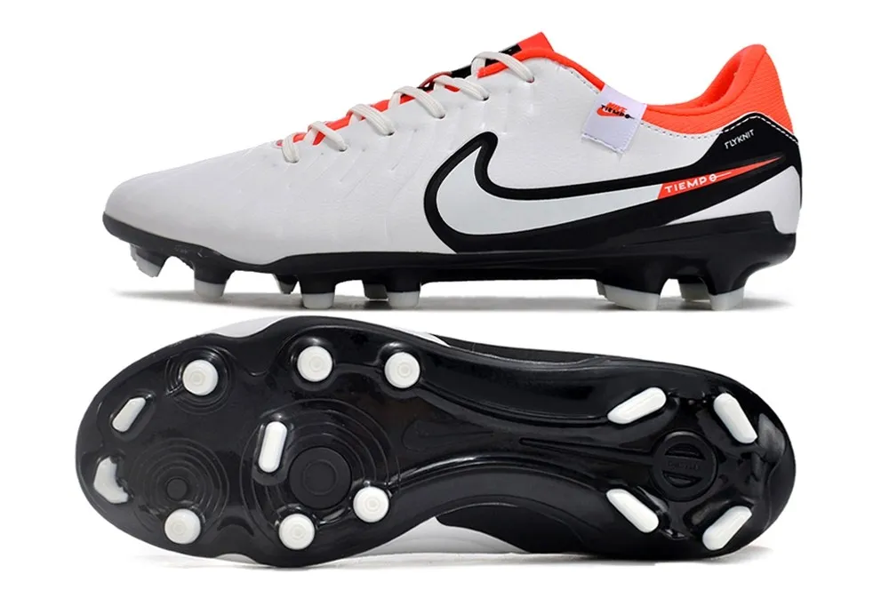 Nike Tiempo Legend 10 Academy MG Ready - White/Black/Bright Crimson