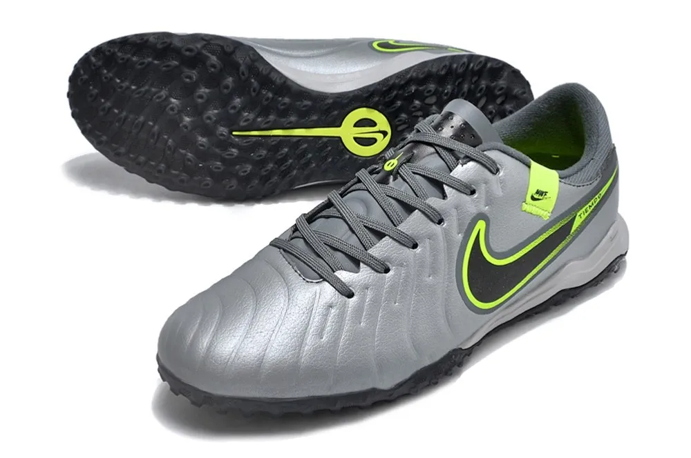 Nike Tiempo Legend 10 Academy Turf Chrome R9 Concept - Chrome Grey/Green/Black