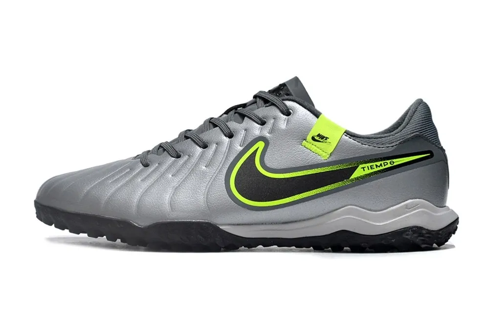 Nike Tiempo Legend 10 Academy Turf Chrome R9 Concept - Chrome Grey/Green/Black