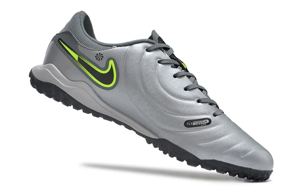 Nike Tiempo Legend 10 Academy Turf Chrome R9 Concept - Chrome Grey/Green/Black