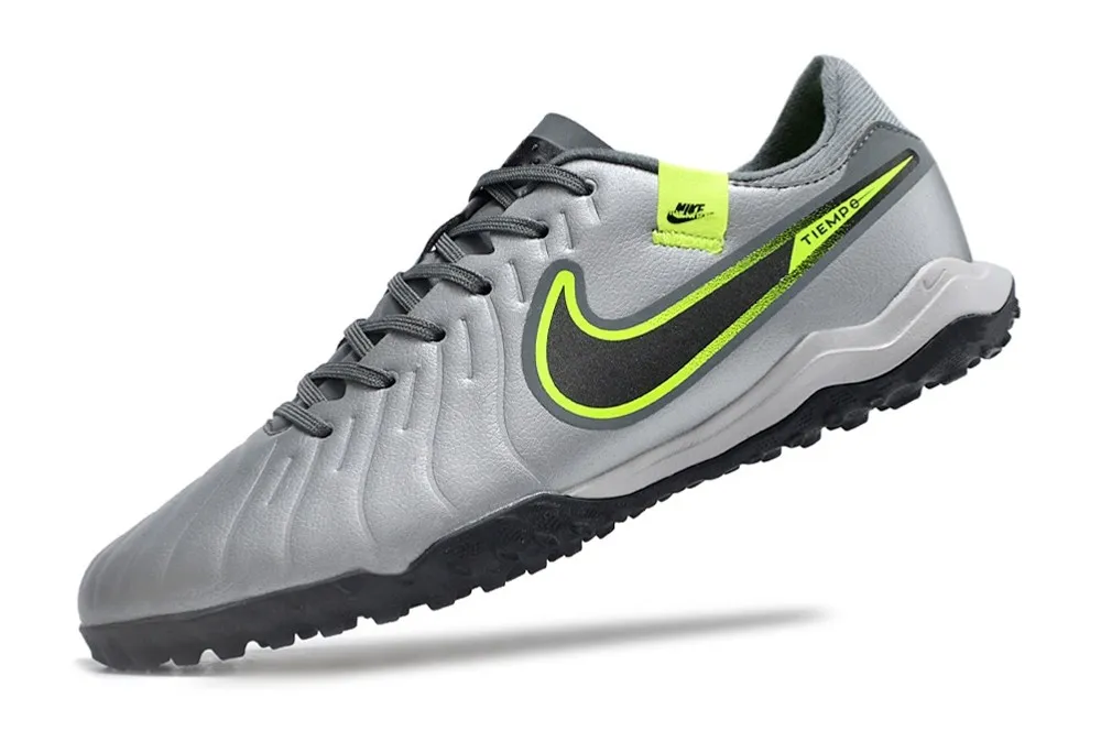 Nike Tiempo Legend 10 Academy Turf Chrome R9 Concept - Chrome Grey/Green/Black