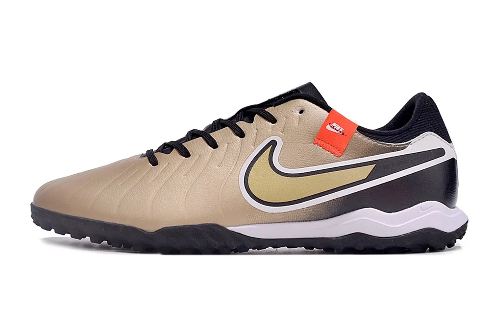 Nike Tiempo Legend 10 Academy Turf Golden Touch - Metallic Gold Silk/Black/Total Crimson/Metallic Gold Coin