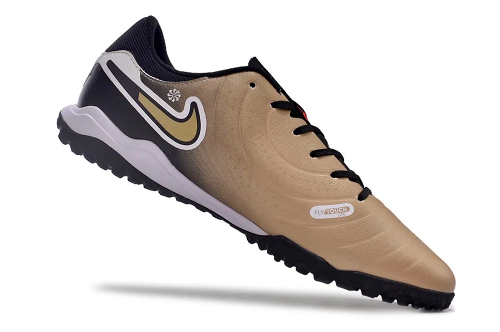 Nike Tiempo Legend 10 Academy Turf Golden Touch - Metallic Gold Silk/Black/Total Crimson/Metallic Gold Coin