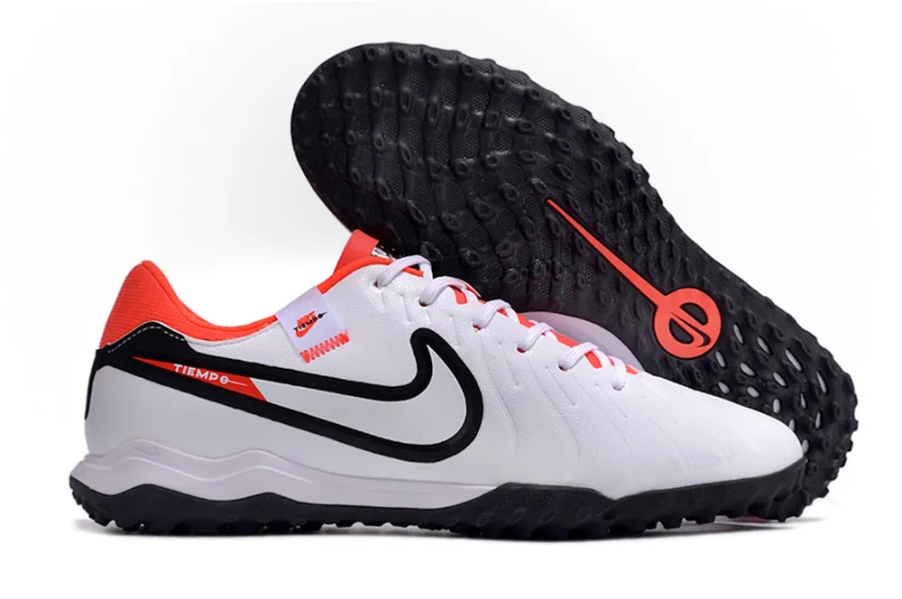 Nike Tiempo Legend 10 Academy Turf Ready - White/Black/Bright Crimson