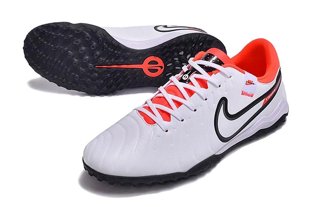 Nike Tiempo Legend 10 Academy Turf Ready - White/Black/Bright Crimson