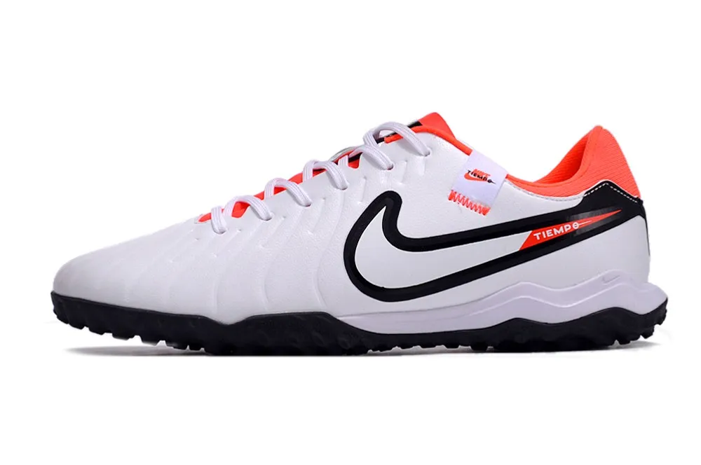 Nike Tiempo Legend 10 Academy Turf Ready - White/Black/Bright Crimson