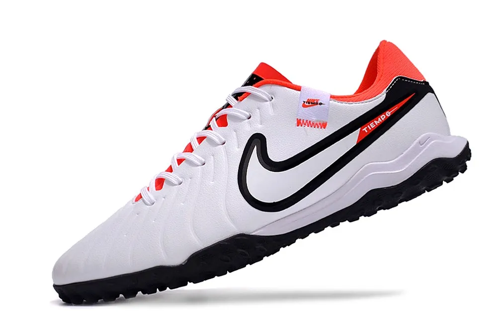 Nike Tiempo Legend 10 Academy Turf Ready - White/Black/Bright Crimson