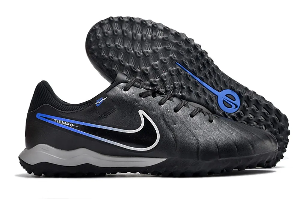 Nike Tiempo Legend 10 Academy Turf Shadow - Black/Chrome/Hyper Royal