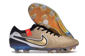 Nike Tiempo Legend 10 Elite FG Golden Touch - Metallic Gold Silk/Black/Total Crimson/Metallic Gold Coin