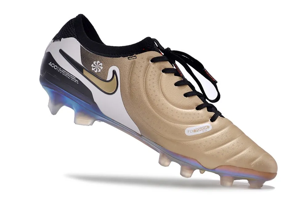 Nike Tiempo Legend 10 Elite FG Golden Touch - Metallic Gold Silk/Black/Total Crimson/Metallic Gold Coin