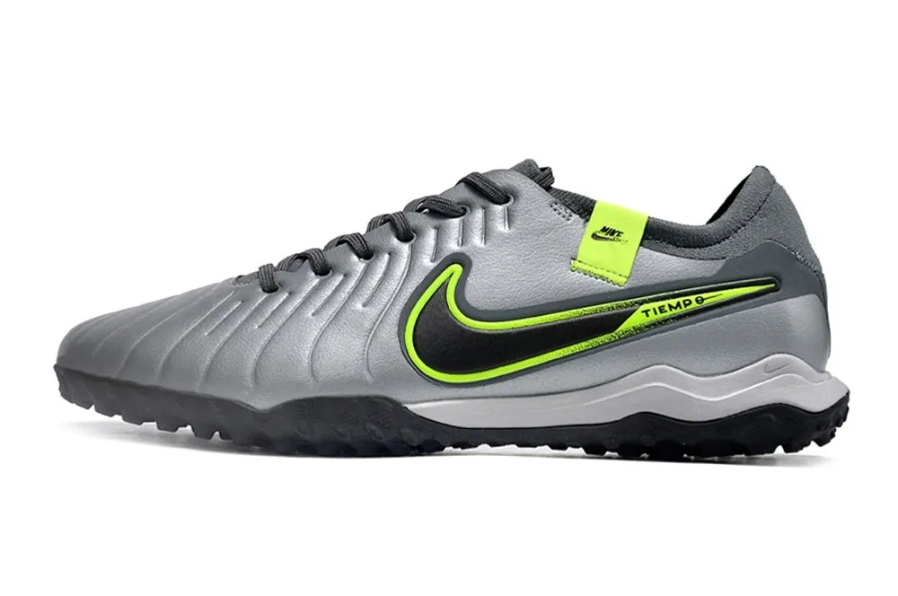 Nike Tiempo Legend 10 Pro Turf Chrome R9 Concept - Chrome Grey/Green/Black