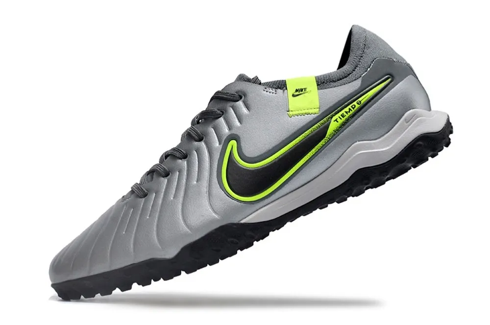 Nike Tiempo Legend 10 Pro Turf Chrome R9 Concept - Chrome Grey/Green/Black