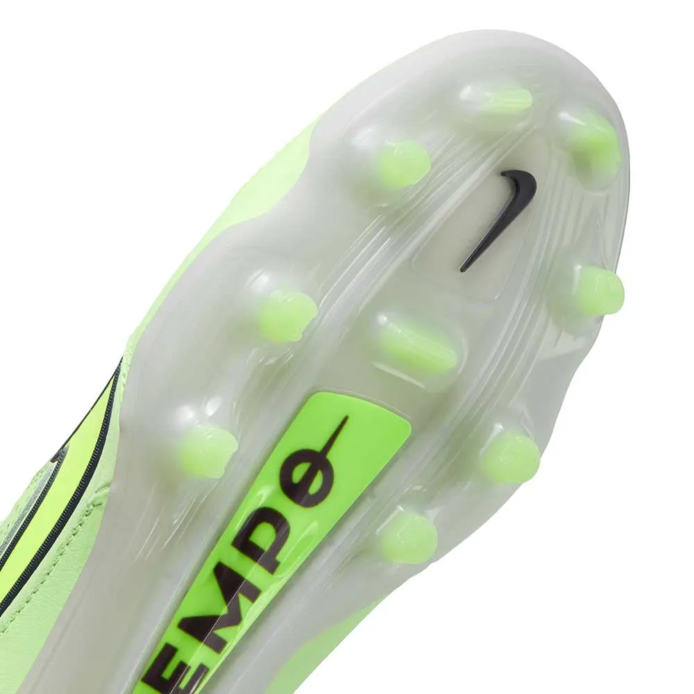 Nike Tiempo Legend 9 Elite FG Soccer Shoe- Barely Volt/Volt/Summit White