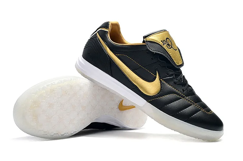 Nike Tiempo Legend VII R10 Elite IN - Black/Gold/White