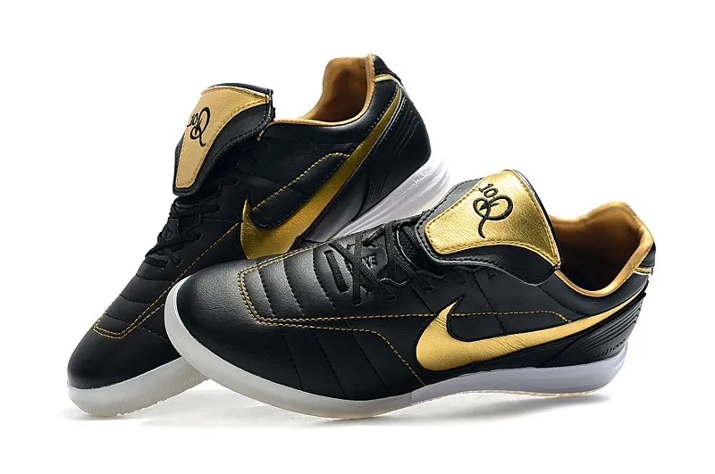 Nike Tiempo Legend VII R10 Elite IN - Black/Gold/White