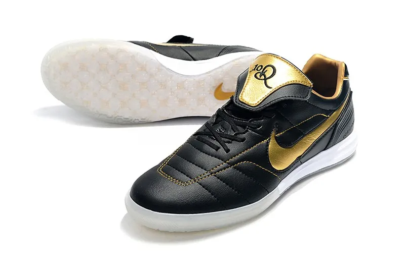 Nike Tiempo Legend VII R10 Elite IN - Black/Gold/White