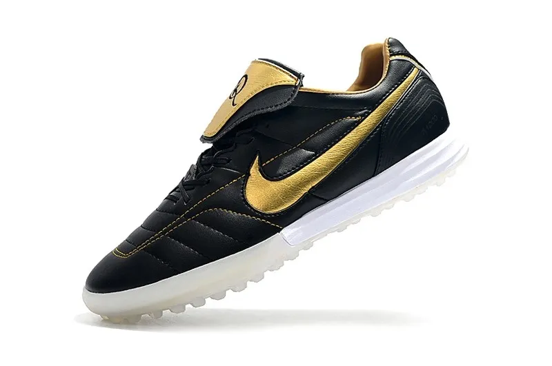 Nike Tiempo Legend VII R10 Elite TF - Black/Gold/White