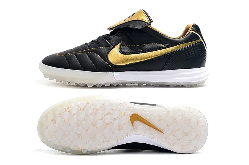 Nike Tiempo Legend VII R10 Elite TF - Black/Gold/White